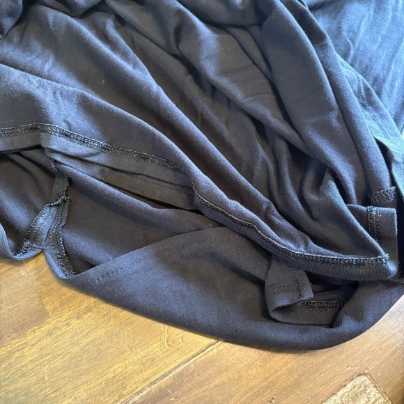 Athleta Santorini Cinch Dress Small Black Resort Wear Sleeveless Telcel Modal - Picture 8 of 9